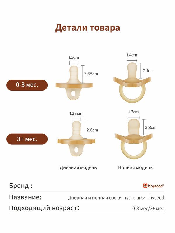Соска-пустышка для новорожденных,2шт